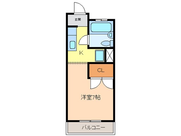 メゾンマルキの物件間取画像